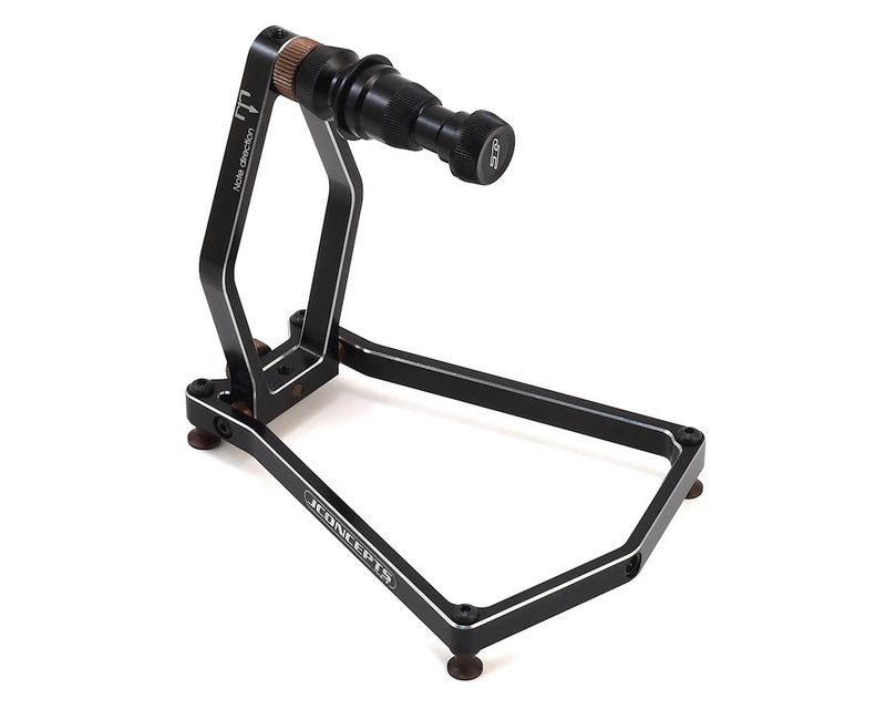 (Clearance) JCO2538-2, JConcepts 1/10 &amp; 1/8 Aluminum Tire Balancer w/Case (Black)