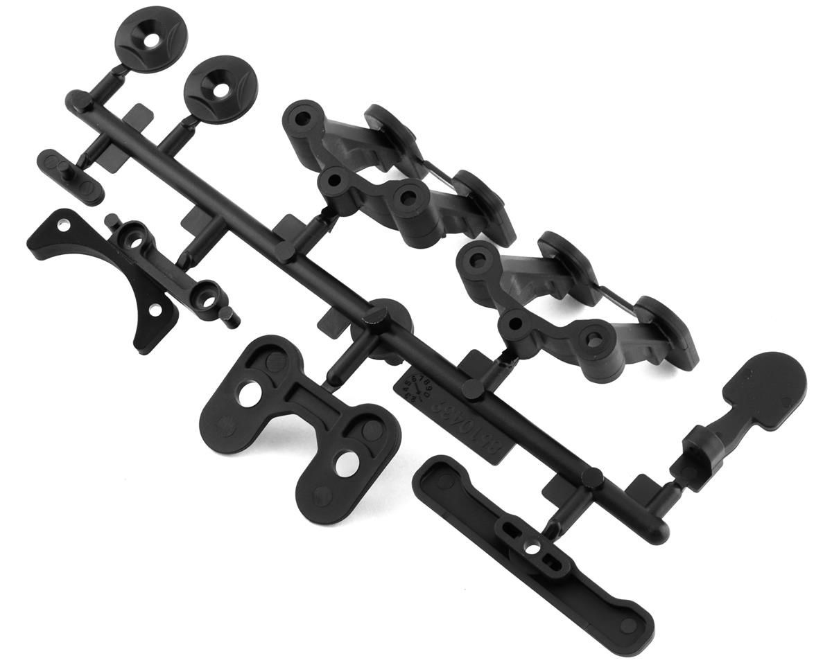 Team Associated RC10B74.2 Rear Body, Wing &amp; Fan Mounts w/Rear Bumper