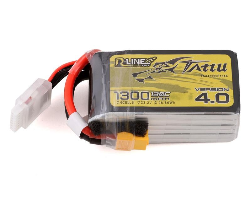 Tattu &quot;R-Line 4.0&quot; 6s LiPo Battery Pack 130C (22.2V/1300mAh)