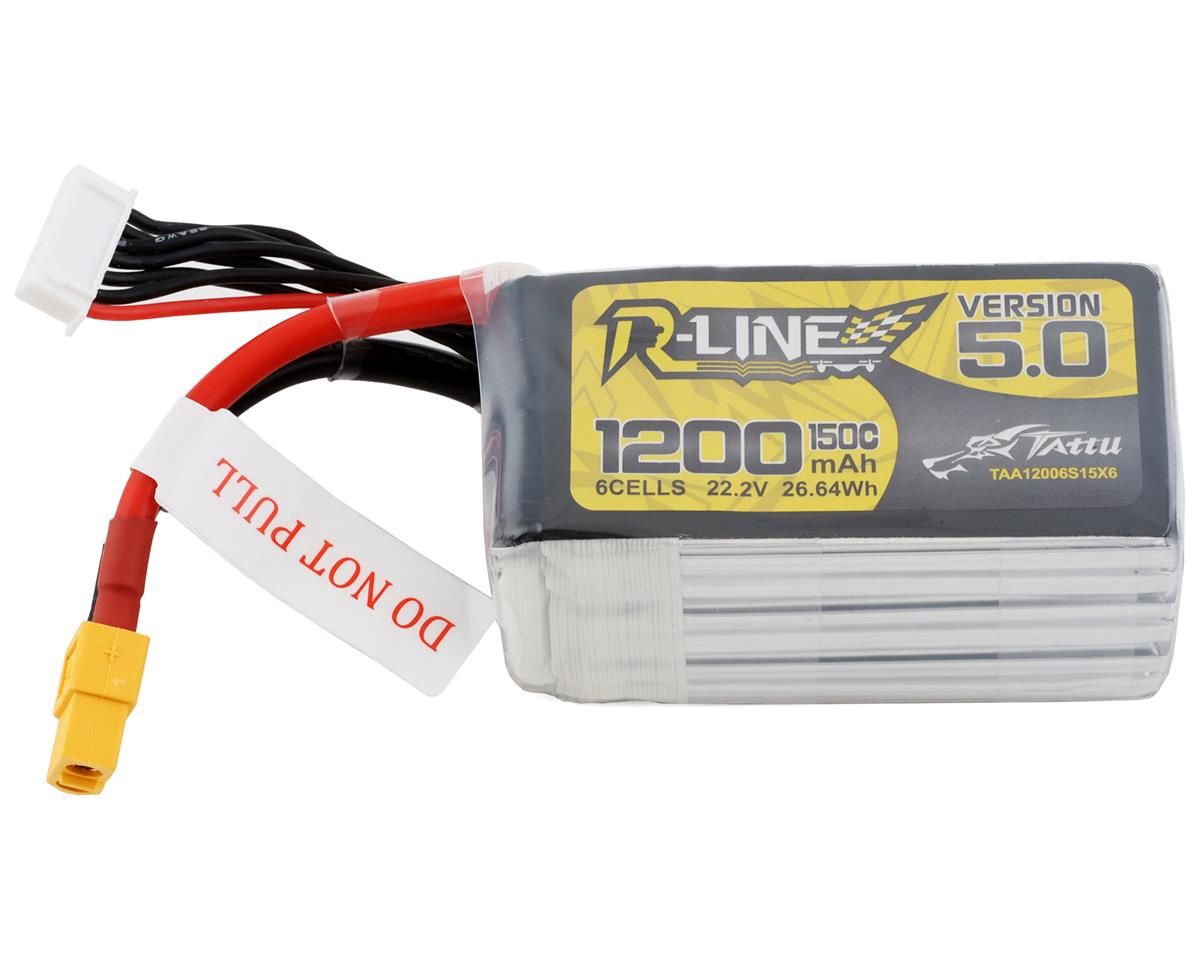 Tattu &quot;R-Line 5.0&quot; 6s LiPo Battery 150C (22.2V/1200mAh)