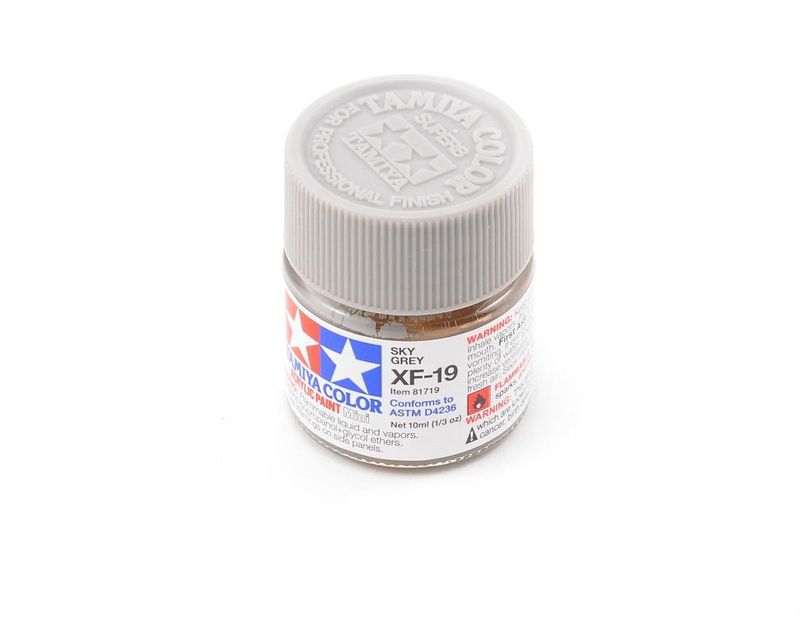 Tamiya XF-19 Flat Sky Grey Acrylic Paint (10ml)