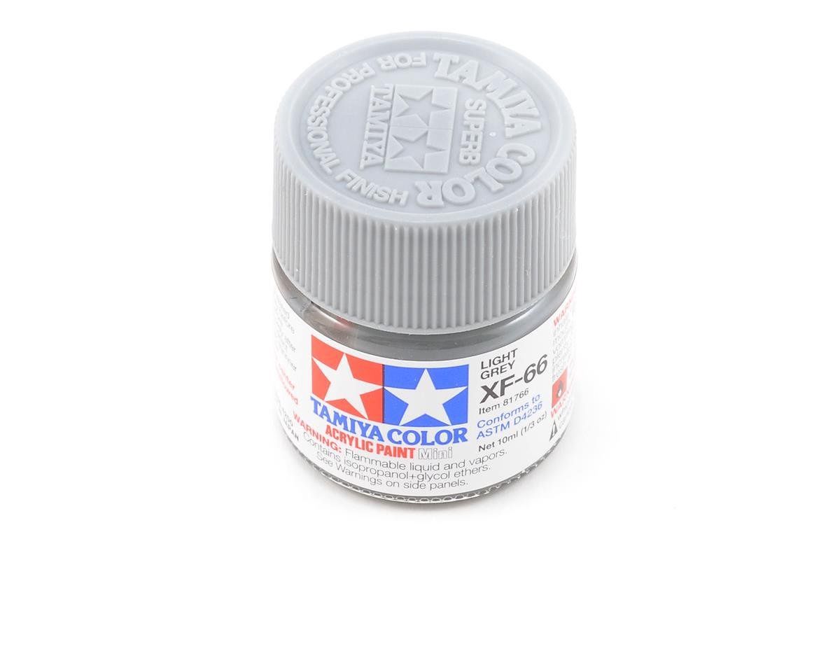 Tamiya XF-66 Flat Light Grey Acrylic Paint (10ml)