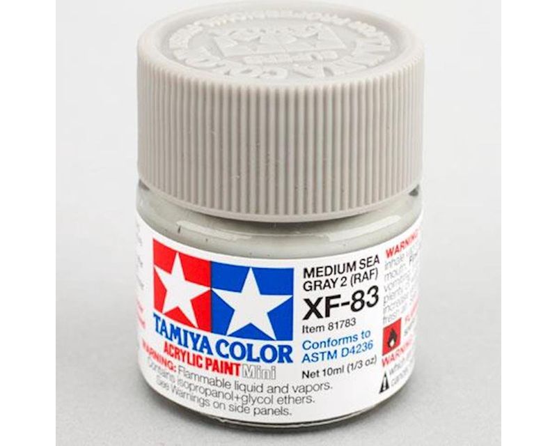 Tamiya XF-83 Flat Sea Grey Acrylic Paint (10ml)