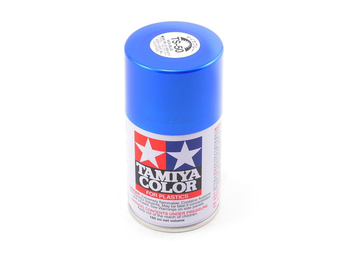 TAM85050, Tamiya TS-50 Blue Mica Lacquer Spray Paint (100ml)