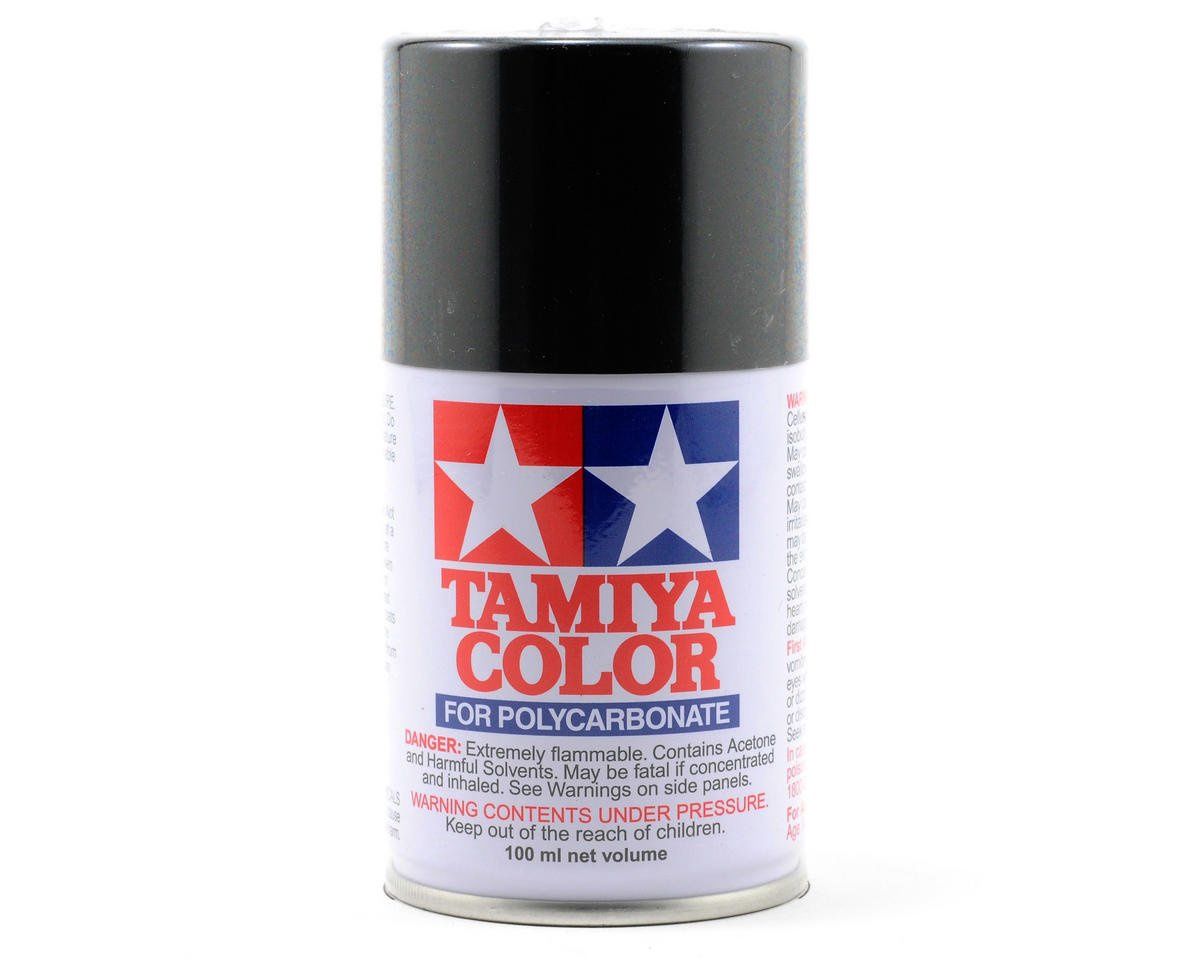 TAM86023, Tamiya PS-23 Gun Metal Lexan Spray Paint (100ml)