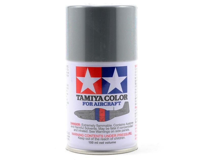 Tamiya AS-7 USAAF Neutral Grey Aircraft Lacquer Spray Paint (100ml)