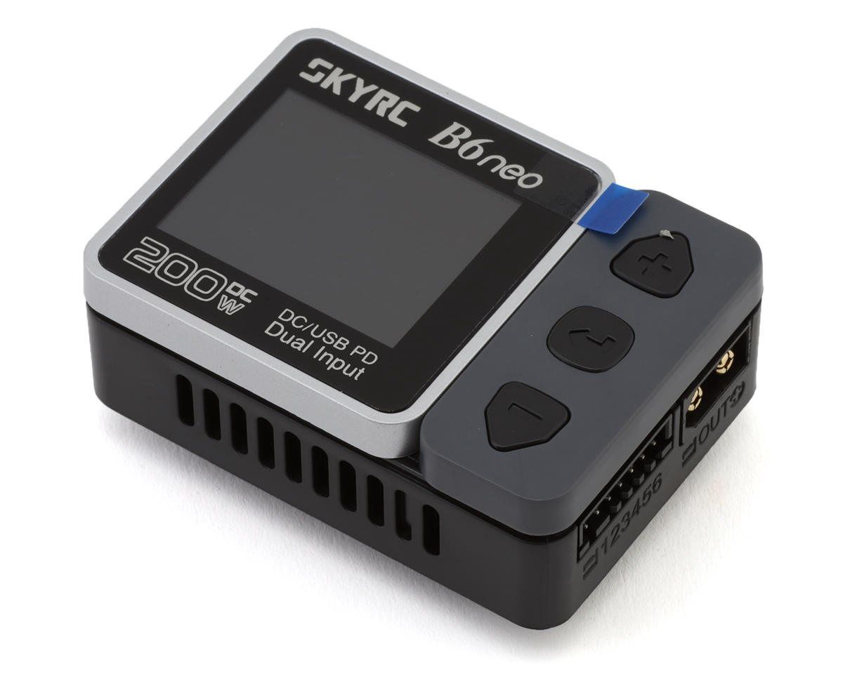SkyRC B6Neo LiPo/LiHV/LiFe DC Battery Charger (6S/10A/200W) (Grey/Black)