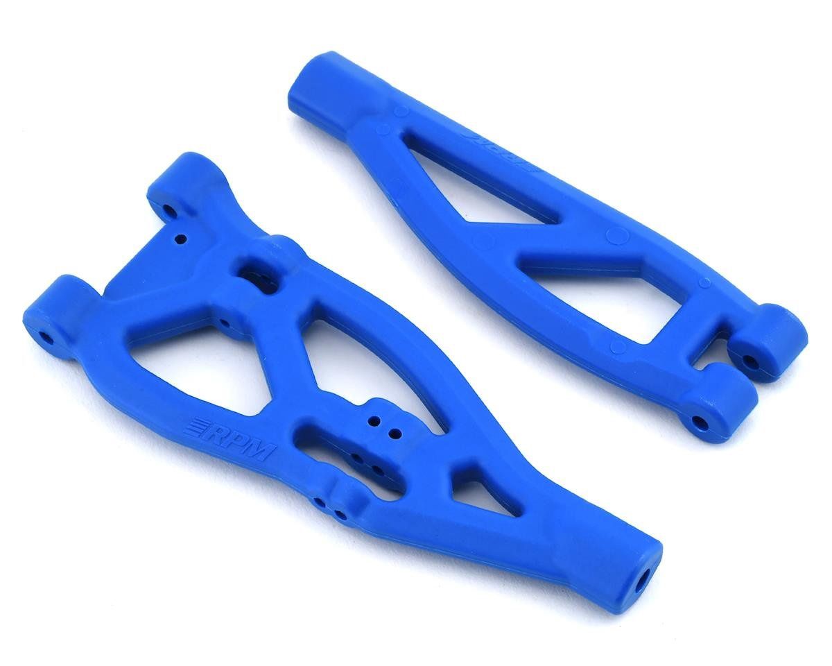 RPM Arrma Kraton/Outcast Front Upper &amp; Lower Suspension Arm Set (Blue)