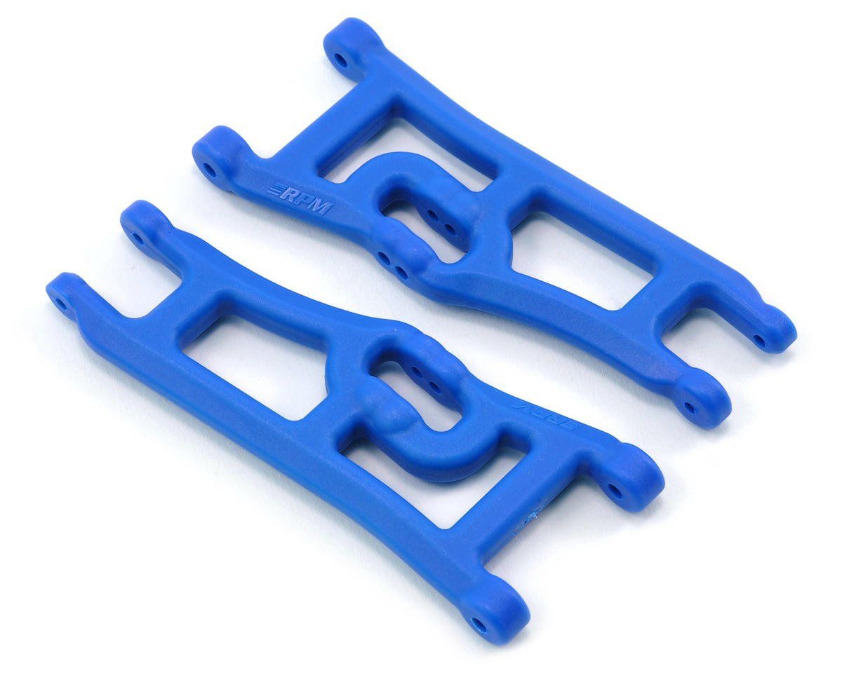 RPM Wide Front A-Arms for Traxxas Rustler/Stampede (Blue) (2)