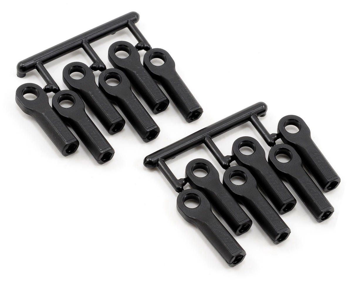 RPM Long Turnbuckle Rod End Set for Traxxas Chassis (Black) (12)