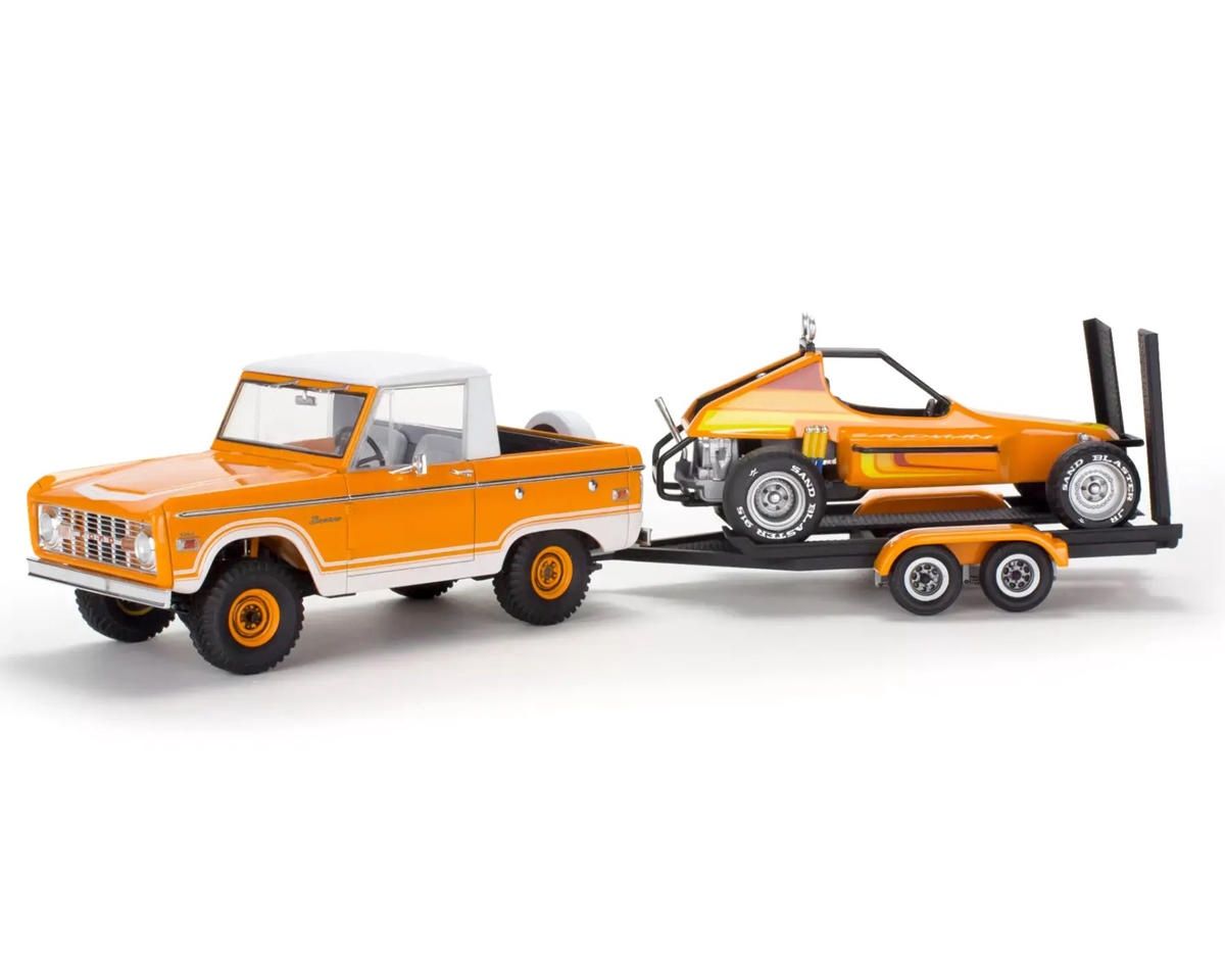Revell 1/25 Ford Bronco Half Cab &amp; Dune Buggy 2-in-1 Plastic Model Kit w/Trailer