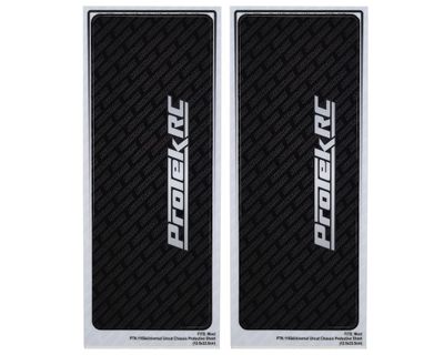 ProTek RC Universal Chassis Protective Sheet (Black) (2)