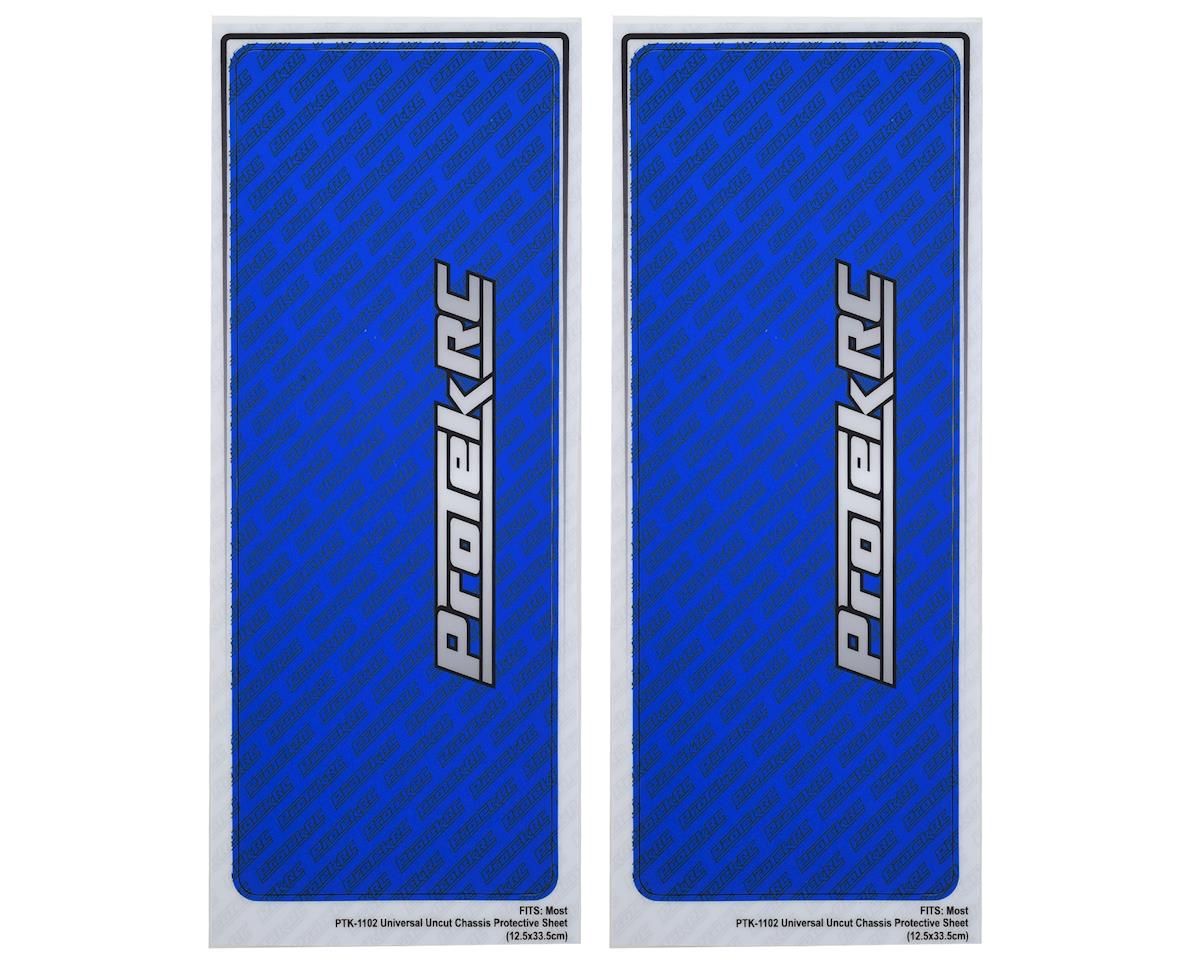 (Clearance) ProTek RC Universal Chassis Protective Sheet (Blue) (2)