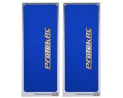 (Clearance) ProTek RC Universal Chassis Protective Sheet (Blue) (2)