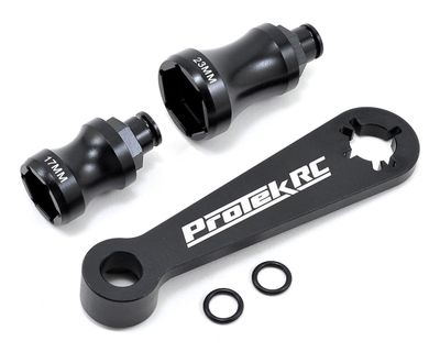 ProTek RC Aluminum Hex Wheel and Flywheel Wrench (Buggy, Truggy 17mm &amp; 23mm)