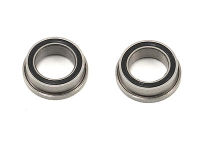ProTek RC 1/4x3/8x1/8&quot; Ceramic Rubber Shielded Flanged &quot;Speed&quot; Bearing (2)