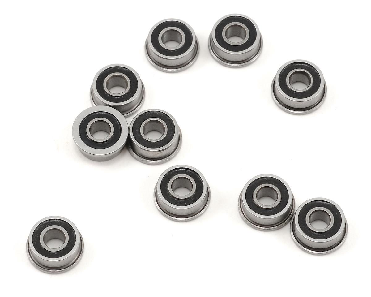 ProTek RC 1/8x5/16x9/64&quot; Rubber Sealed Flanged &quot;Speed&quot; Bearing (10)