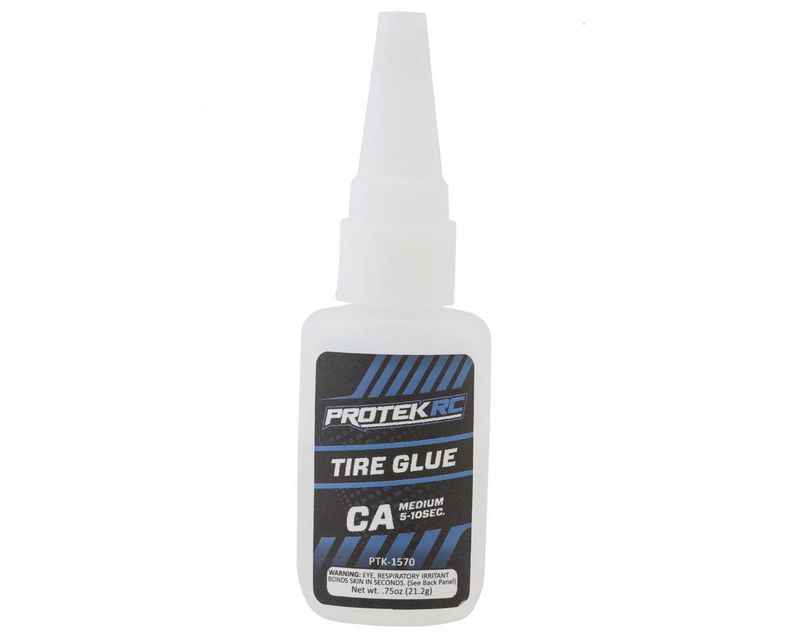PTK-1570, ProTek RC CA Tire Glue w/Glue Tip (Medium) (0.75oz)