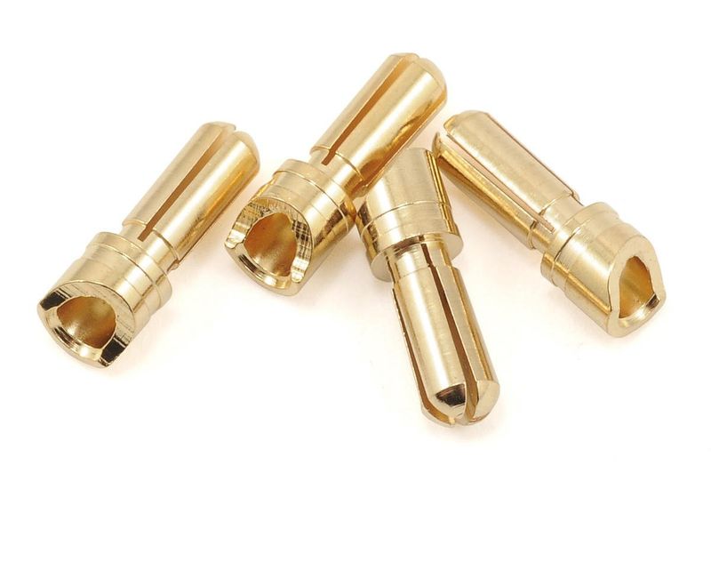 ProTek RC 3.5mm &quot;Super Bullet&quot; Gold Connectors (4 Male)