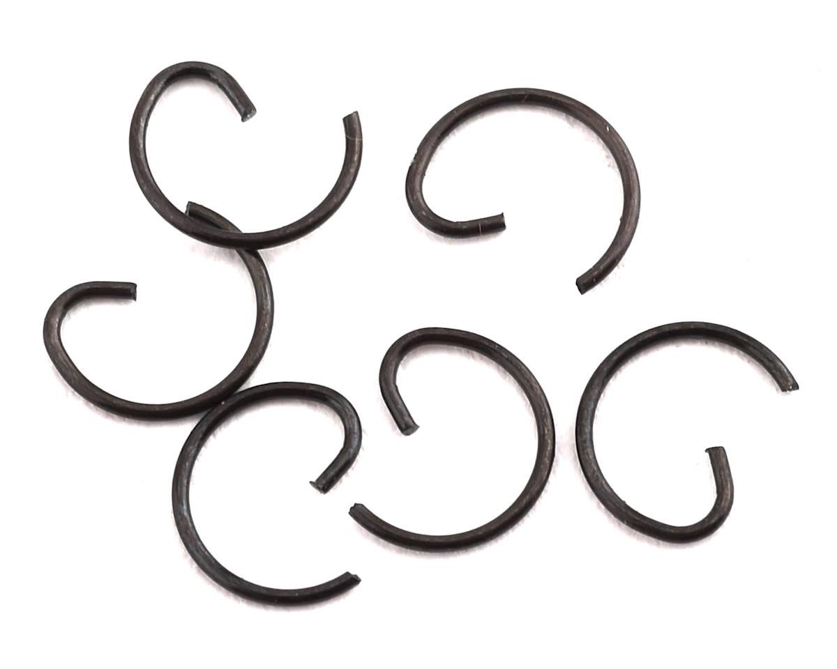 ProTek RC Samurai RM.1, RM, S03 &amp; R03 Piston Wrist Pin Retainer Clip (6)