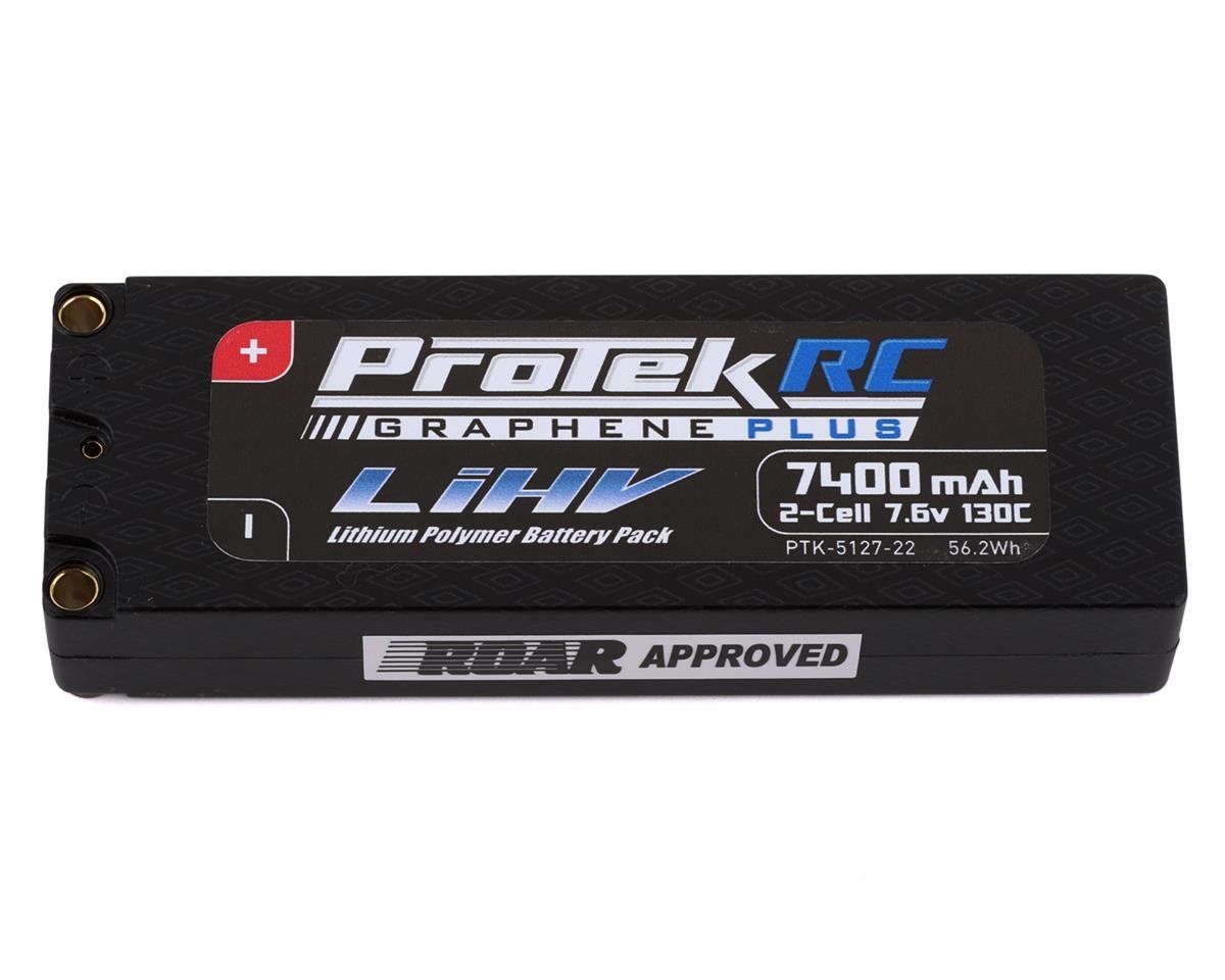 ProTek RC 2S 130C Low IR Si-Graphene + HV LiPo Battery (7.6V/7400mAh)