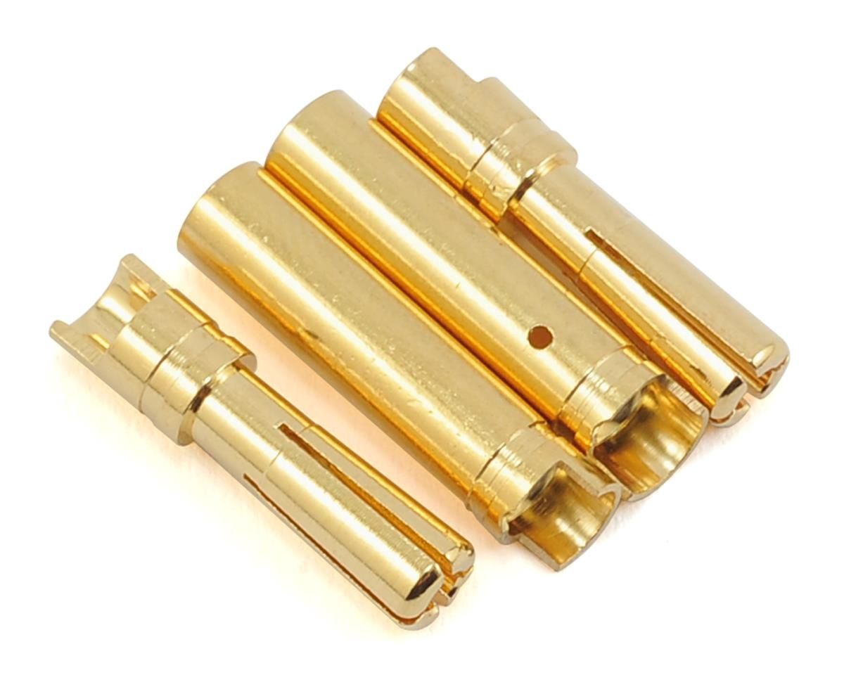 ProTek RC 4.0mm &quot;Super Bullet&quot; Solid Gold Connectors (2 Male/2 Female)