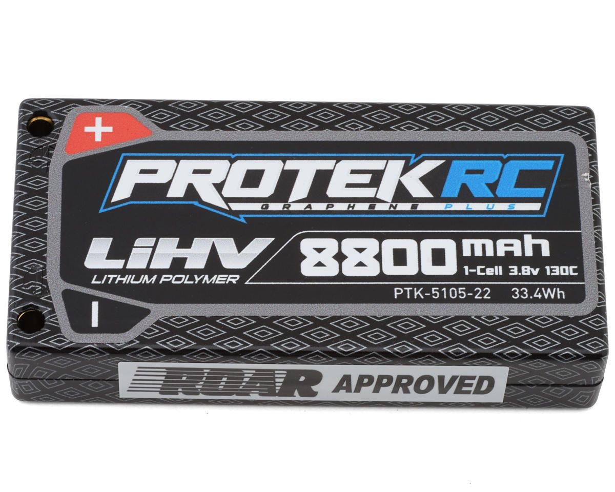 PTK-5105-22, ProTek RC 1S 130C Low IR Si-Graphene + HV LiPo Battery (3.8V/8800mAh)