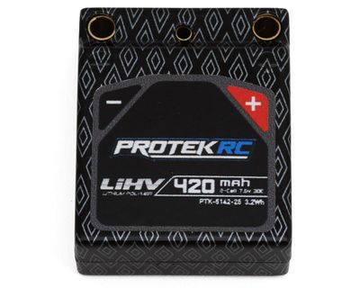 ProTek RC 2S 30C HV Hardcase LiPo Battery for LosiÔøΩ Micro-B (7.6V/420mAh)