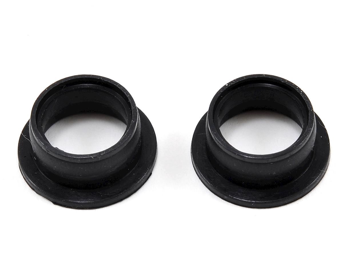 ProTek RC 1/8 Scale .21 &amp; .28 Silicone Exhaust Manifold Gasket Set (Black) (2)