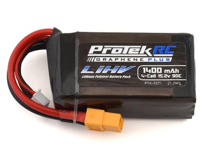 ProTek RC 4S 90C Si-Graphene + HV LiPo Battery w/XT60 Connector (15.2V/1400mAh)