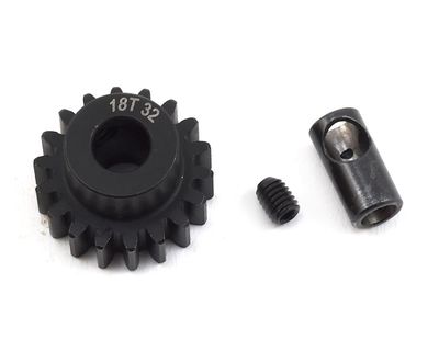 ProTek RC Steel 32P Pinion Gear w/3.17mm Reducer Sleeve (Mod .8) (5mm Bore)-2