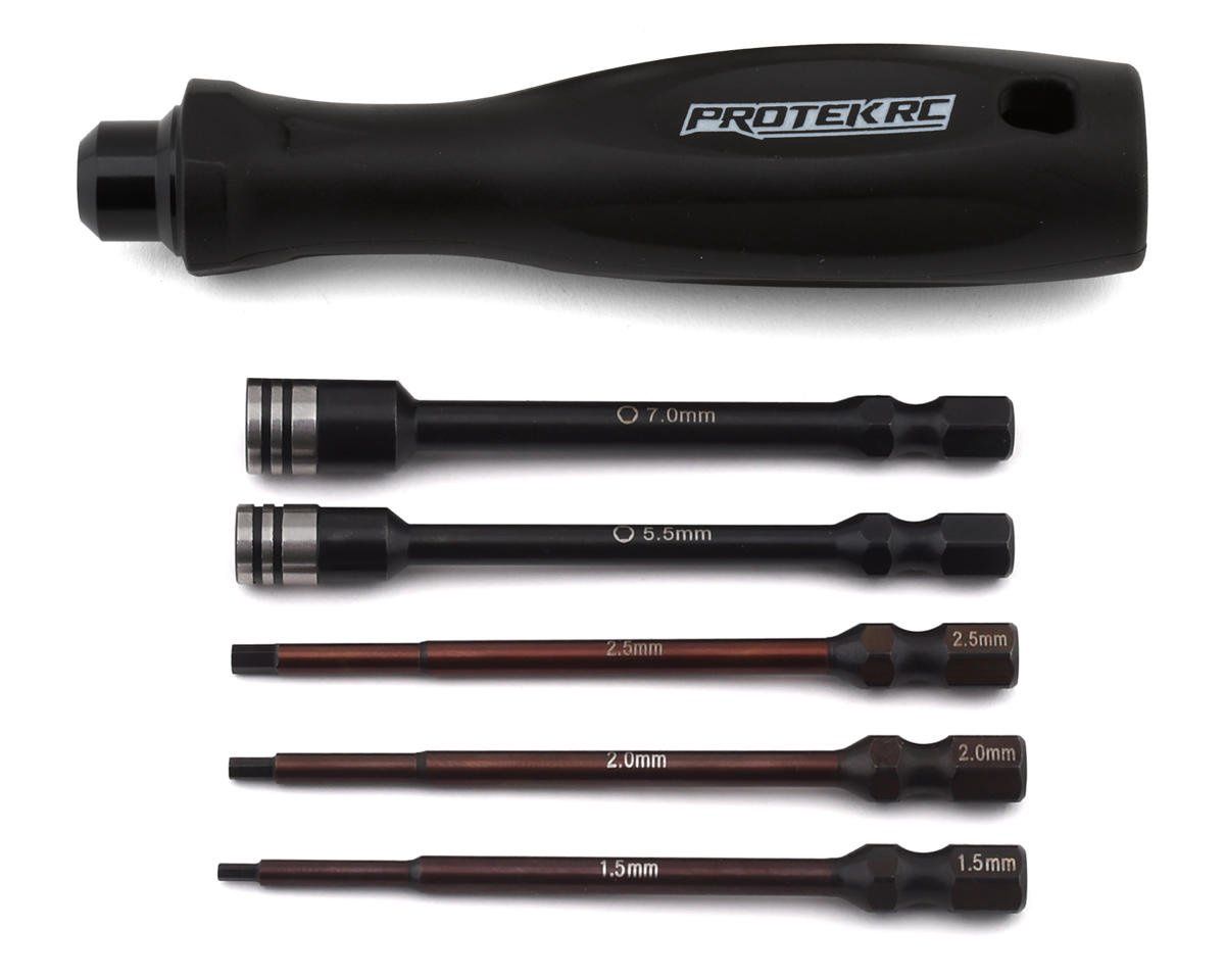ProTek RC &quot;TruTorque&quot; 5-Piece 1/4&quot; Drive Hex &amp; Nut Driver Set