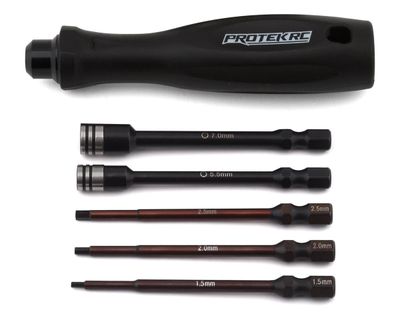 ProTek RC &quot;TruTorque&quot; 5-Piece 1/4&quot; Drive Hex &amp; Nut Driver Set