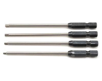ProTek RC &quot;TruTorque&quot; Metric 1/4&quot; Power Drill Tip Set (4) (1.5, 2.0, 2.5, 3.0mm)