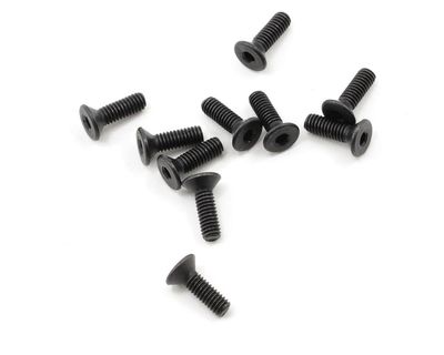 ProTek RC 2.5x8mm &quot;High Strength&quot; Flat Head Screws (10)