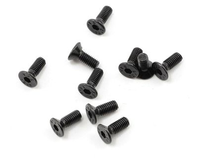 ProTek RC 3x8mm &quot;High Strength&quot; Flat Head Screws (10)