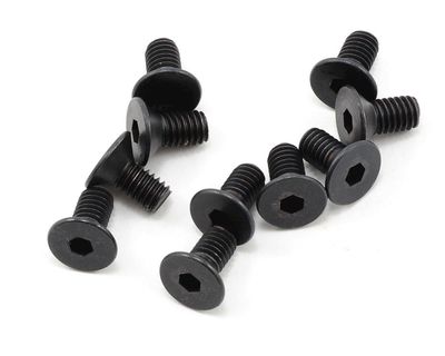 ProTek RC 4x8mm &quot;High Strength&quot; Flat Head Screws (10)