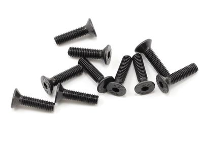 ProTek RC 3x12mm &quot;High Strength&quot; Flat Head Screws (10)