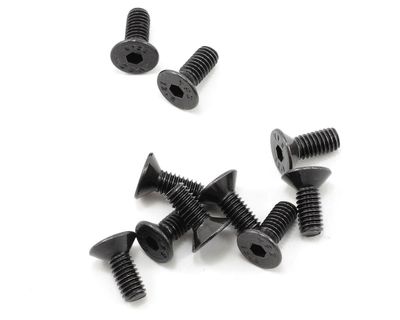 ProTek RC 4x10mm &quot;High Strength&quot; Flat Head Screws (10)