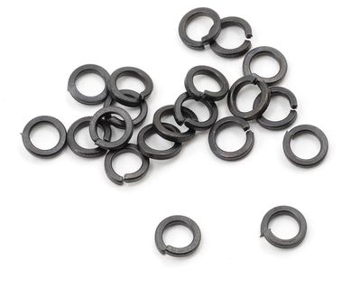 ProTek RC 4mm &quot;High Strength&quot; Black Lock Washers (20)