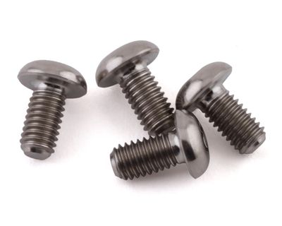 ProTek RC 3x6mm &quot;Grade 5&quot; Titanium Button Head Hex Screw (4)