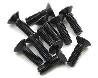 ProTek RC 3x10mm &quot;High Strength&quot; Flat Head Screws (10)