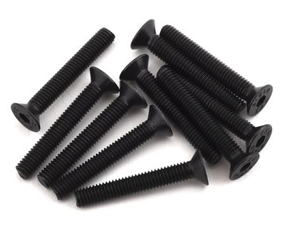 ProTek RC 3x20mm &quot;High Strength&quot; Flat Head Screws (10)