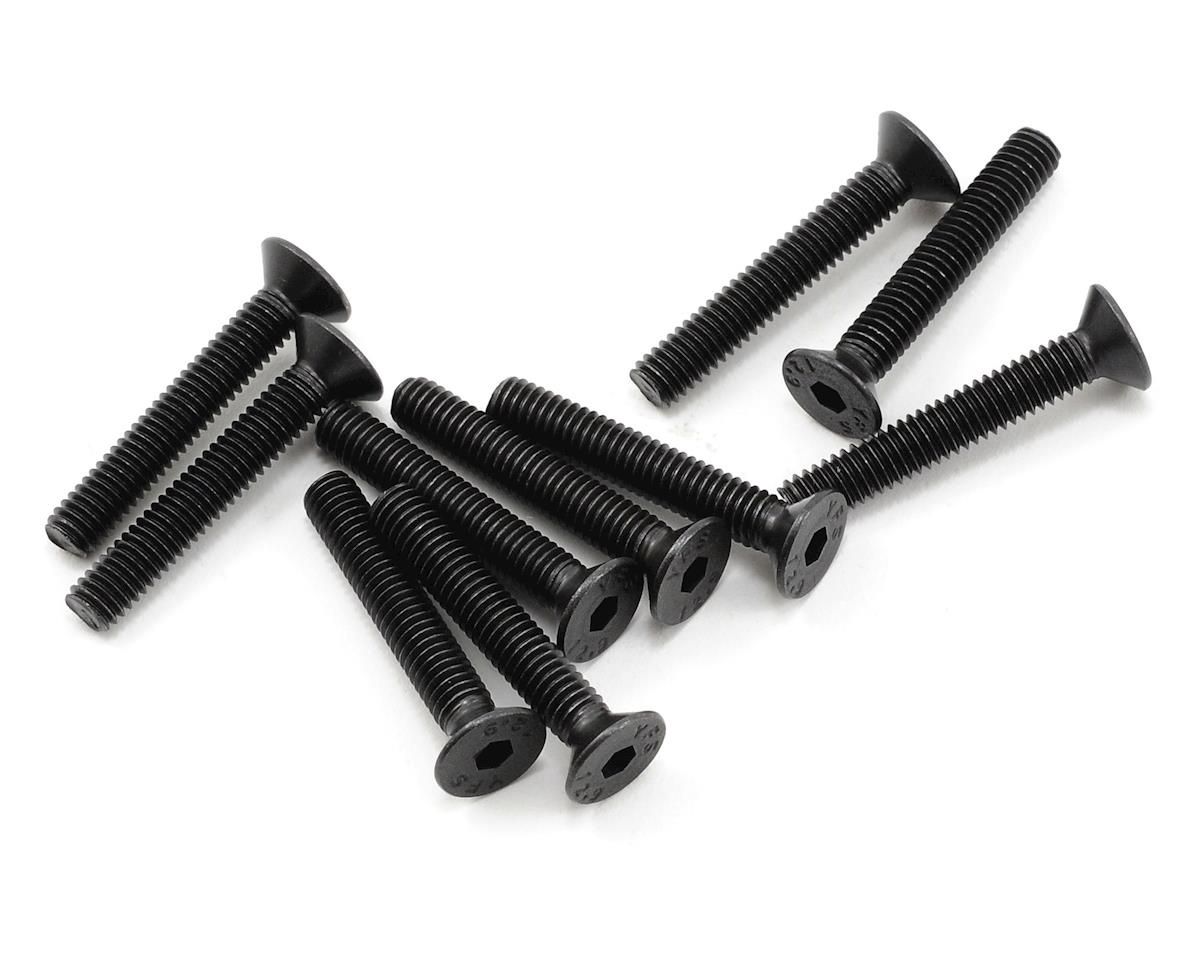 ProTek RC 4x25mm &quot;High Strength&quot; Flat Head Screws (10)