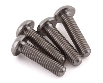ProTek RC 3x12mm &quot;Grade 5&quot; Titanium Button Head Hex Screw (4)