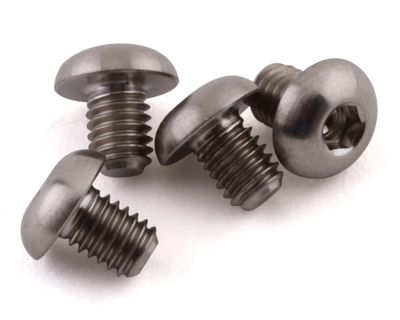 ProTek RC 3x4mm &quot;Grade 5&quot; Titanium Button Head Hex Screw (4)
