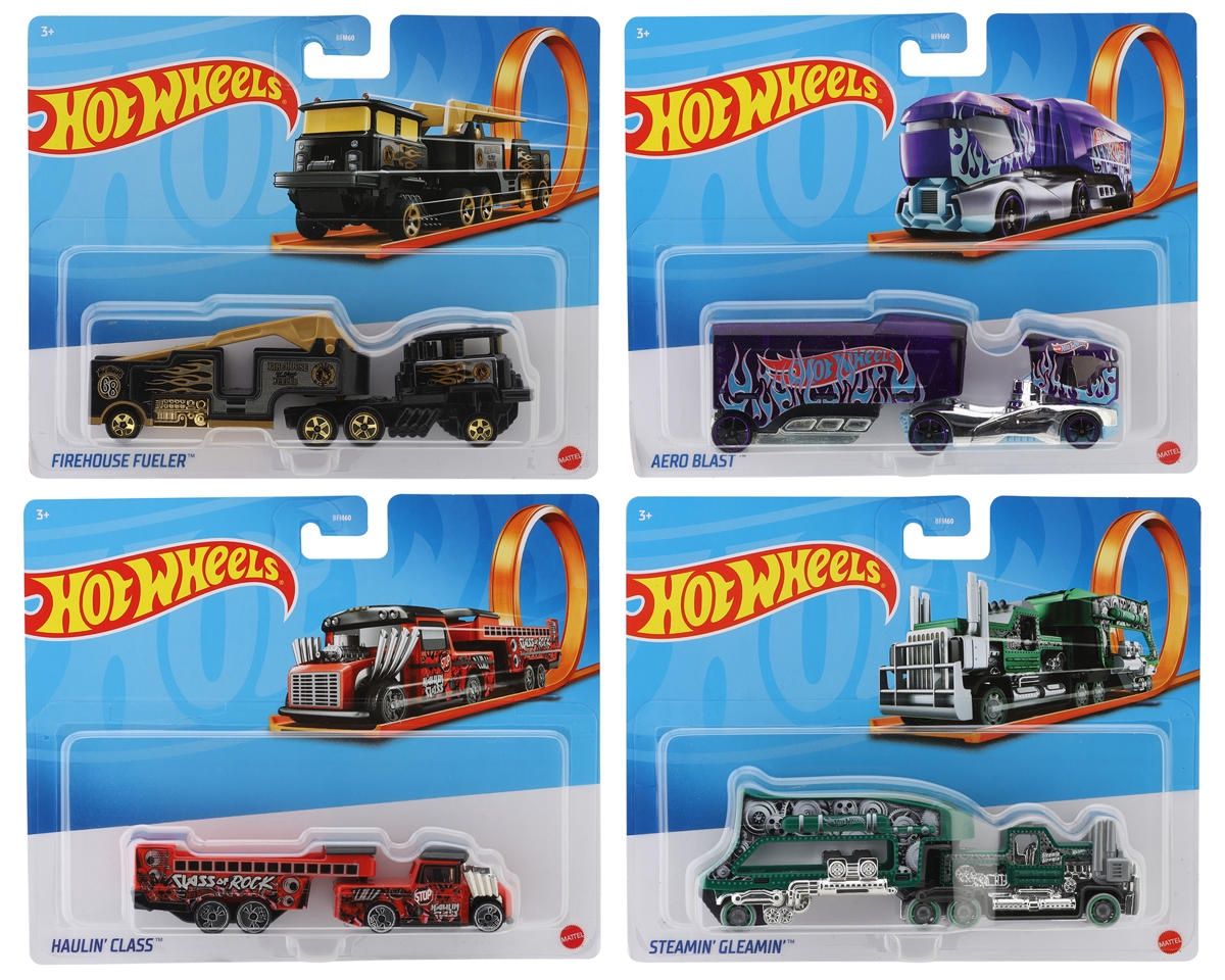 Mattel Hot Wheels Trackin Trucks 1/64 Scale Assorted Diecast Vehicles