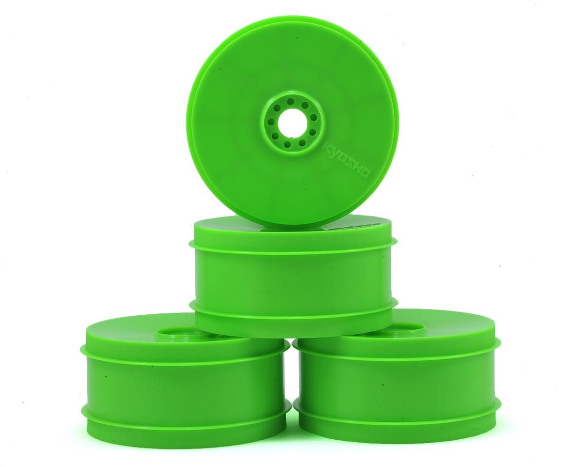 Kyosho MP9 TKI4 1/8 Off Road Dish Wheels (Green) (4)