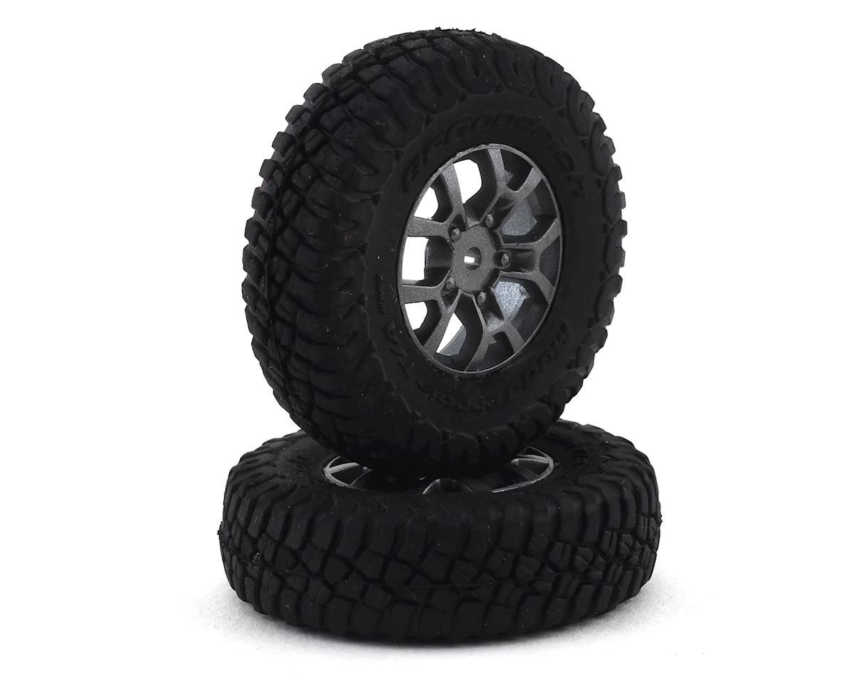 Kyosho MX-01 Jimny Sierra Pre-Mounted Tire &amp; Wheels w/Weight (2)