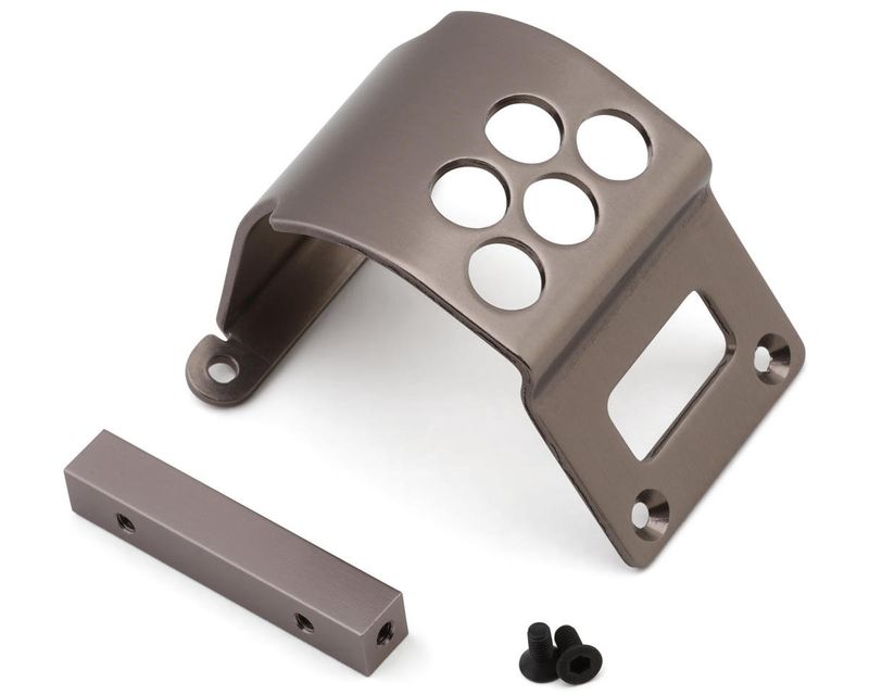 Hot Racing DRA18G01 Aluminum Motor Guard – CNC Black Aluminum Guard For Team Associated DR10 & DB10